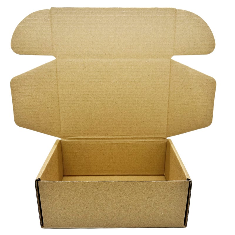 Yzjcafriz 6x4x2.2 Inches Small Shipping Boxes 50 Pack Corrugated Cardboard Packaging Business Moving Mailing Box - Image 3